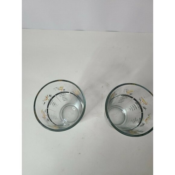 VINTAGE Drinking Glasses with Cocktail Recipes Art - Picture 5 of 8